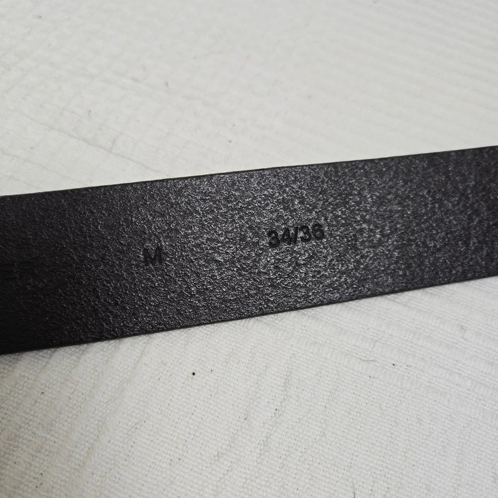 Classic Leather Belt Men's 34/36 Dark Brown‎